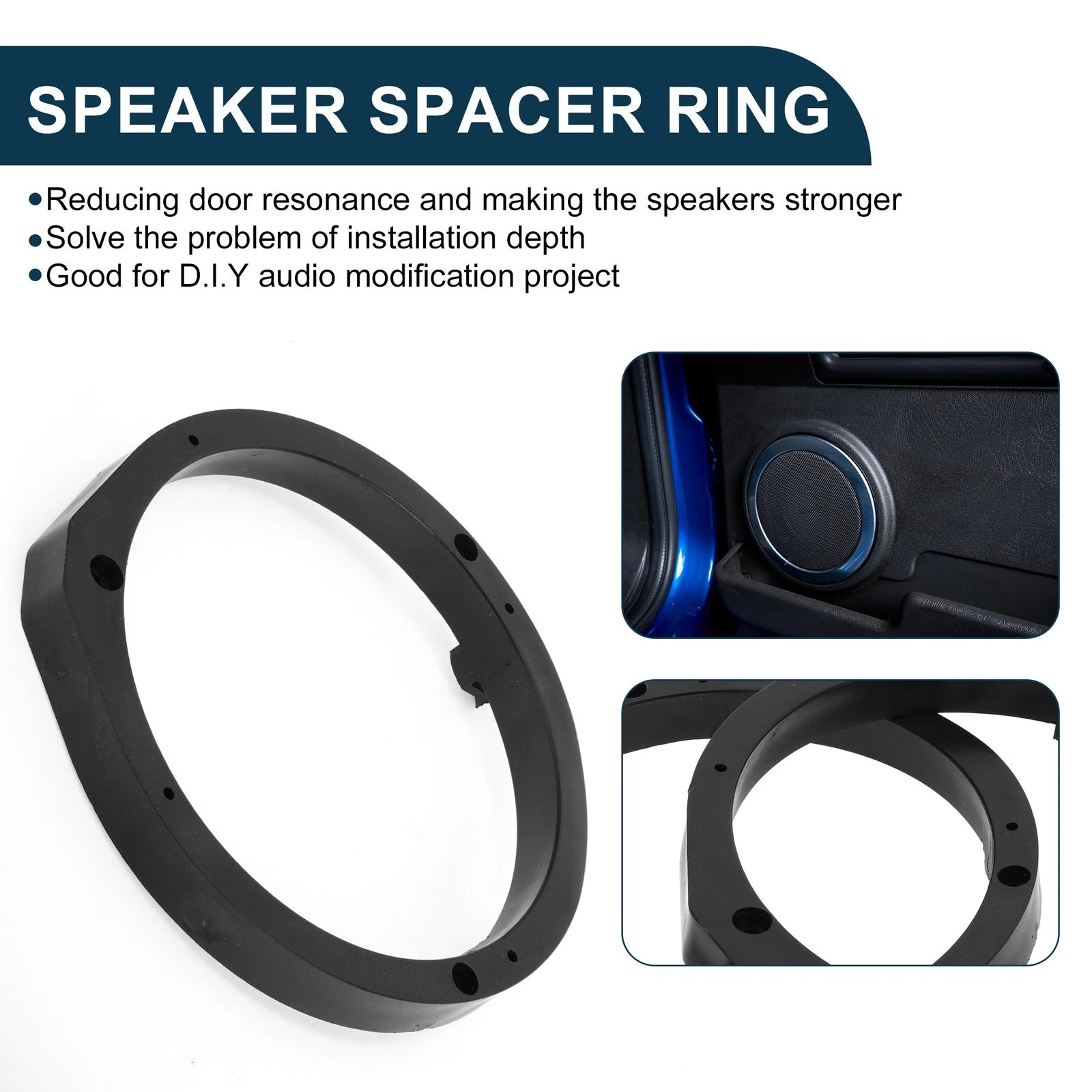 Tweeter Speaker Spacer Ring for Honda Civic (6.5 inch) 2 Set (2016–2021)