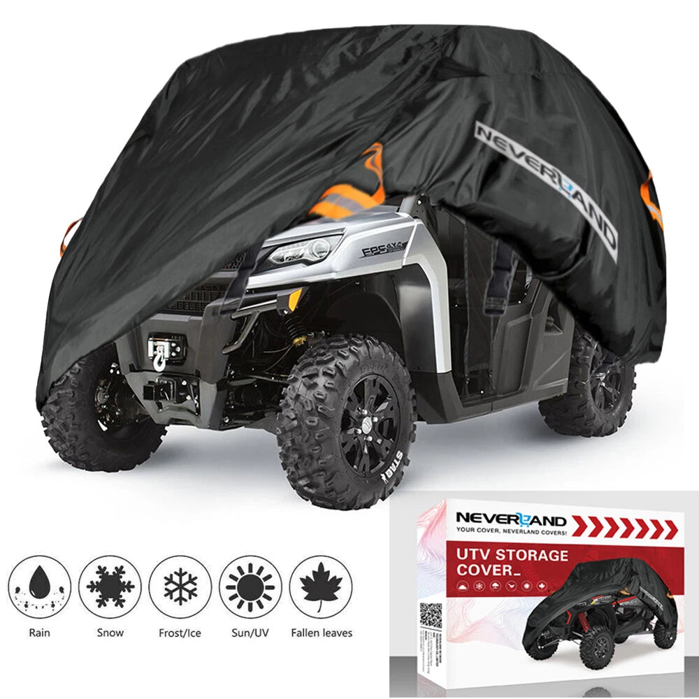 Utility Vehicle Storage Cover for Waterproof UV Protection