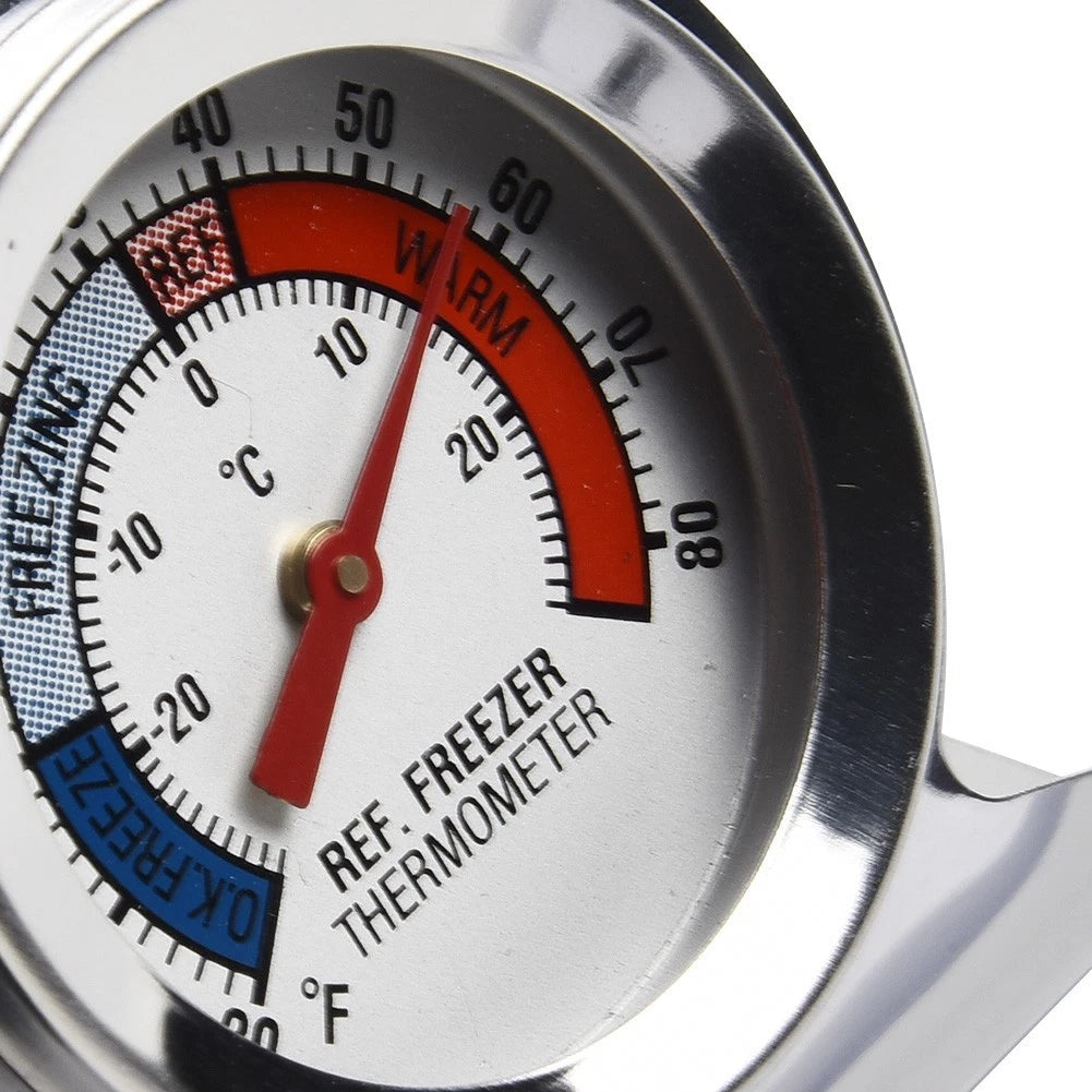 Thermometer for Automotive Use - Silver Stainless Steel
