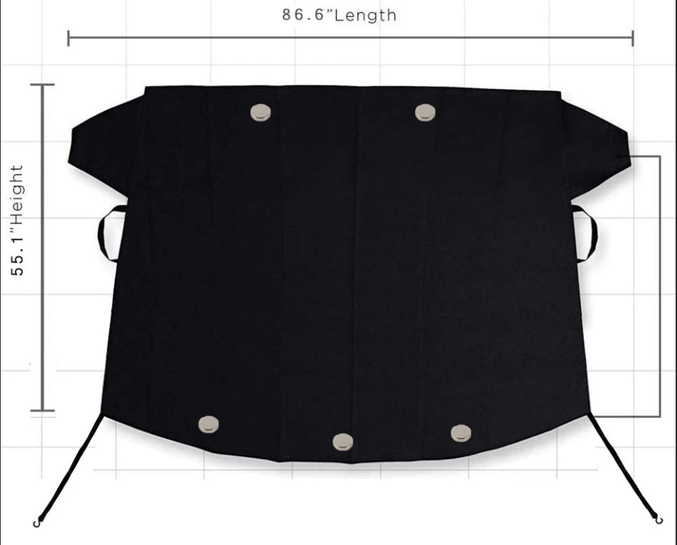 Snowproof Windshield Cover for All Vehicles (Ice Protection)
