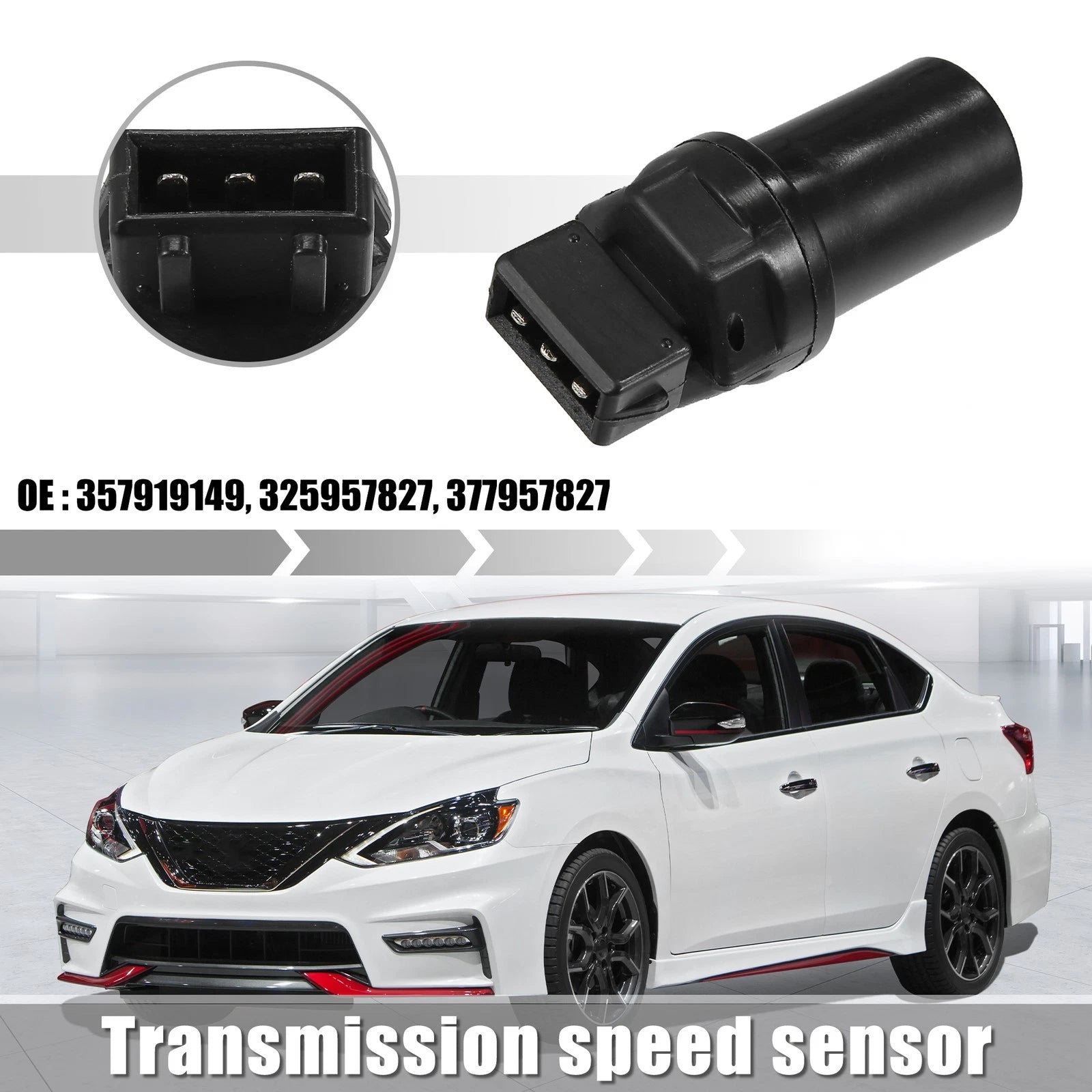 Transmission Speed Sensor Replacement 3 Pin for Volkswagen Cabrio (1999–2002)