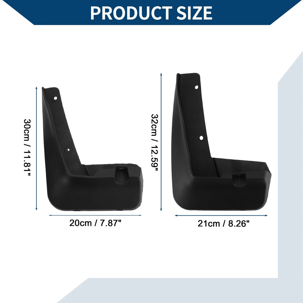 Mud Flaps Splash Guards 1 Set for BMW X2 (2018–2021)