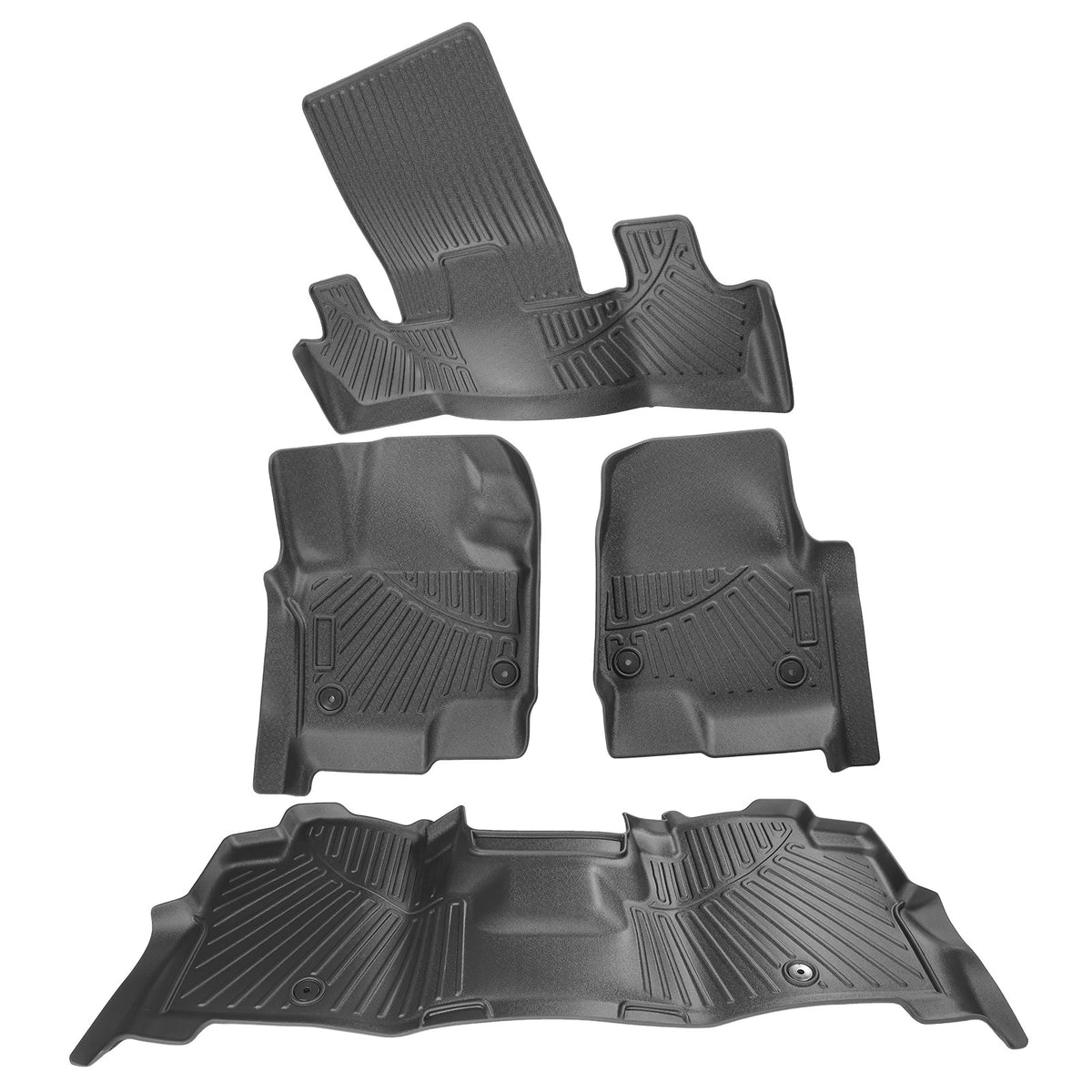 Set of 3 Rubber Floor Mats for Ford Expedition Max