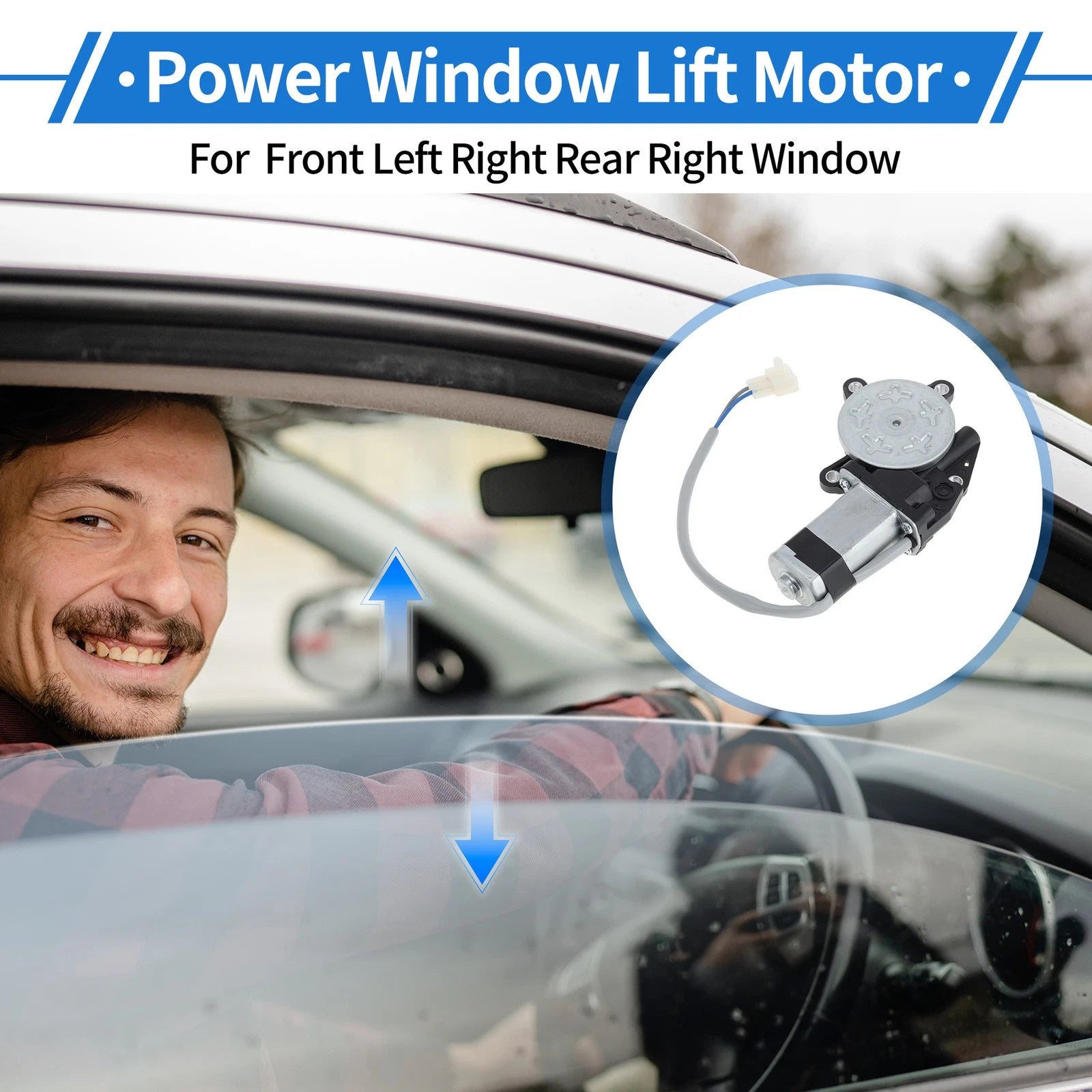 Power Window Regulator Lift Motor Front Left for Subaru Impreza (2002–2007)