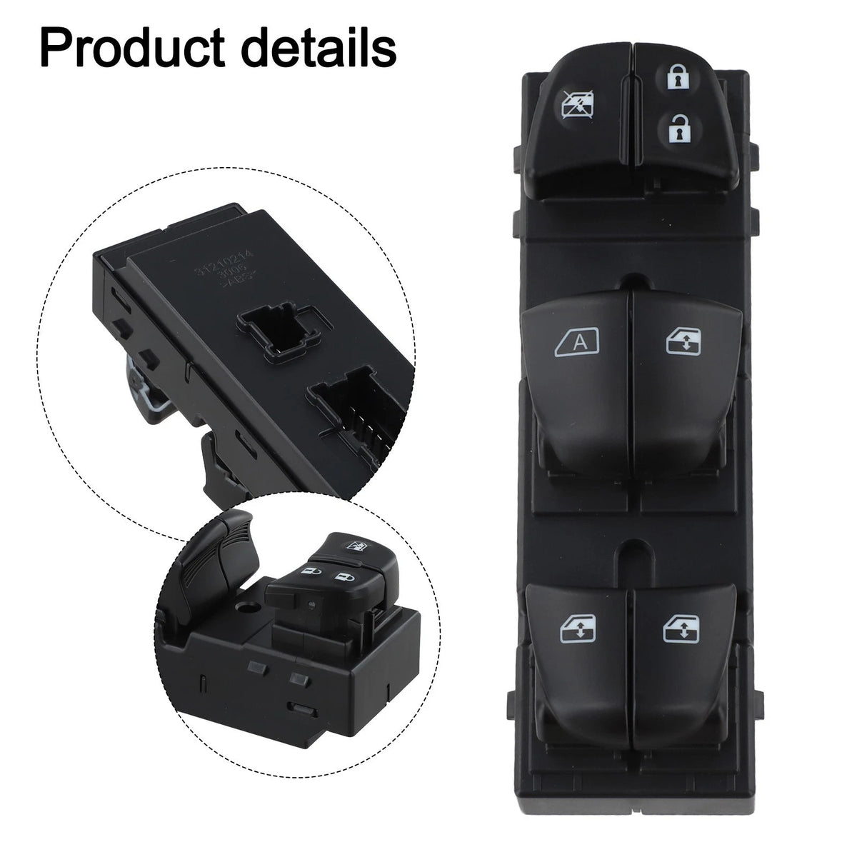Power Window Switch for Compatible Model