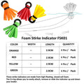 4pcs Yarn Strike Indicator for Fly Fishing (High Visibility Foam)