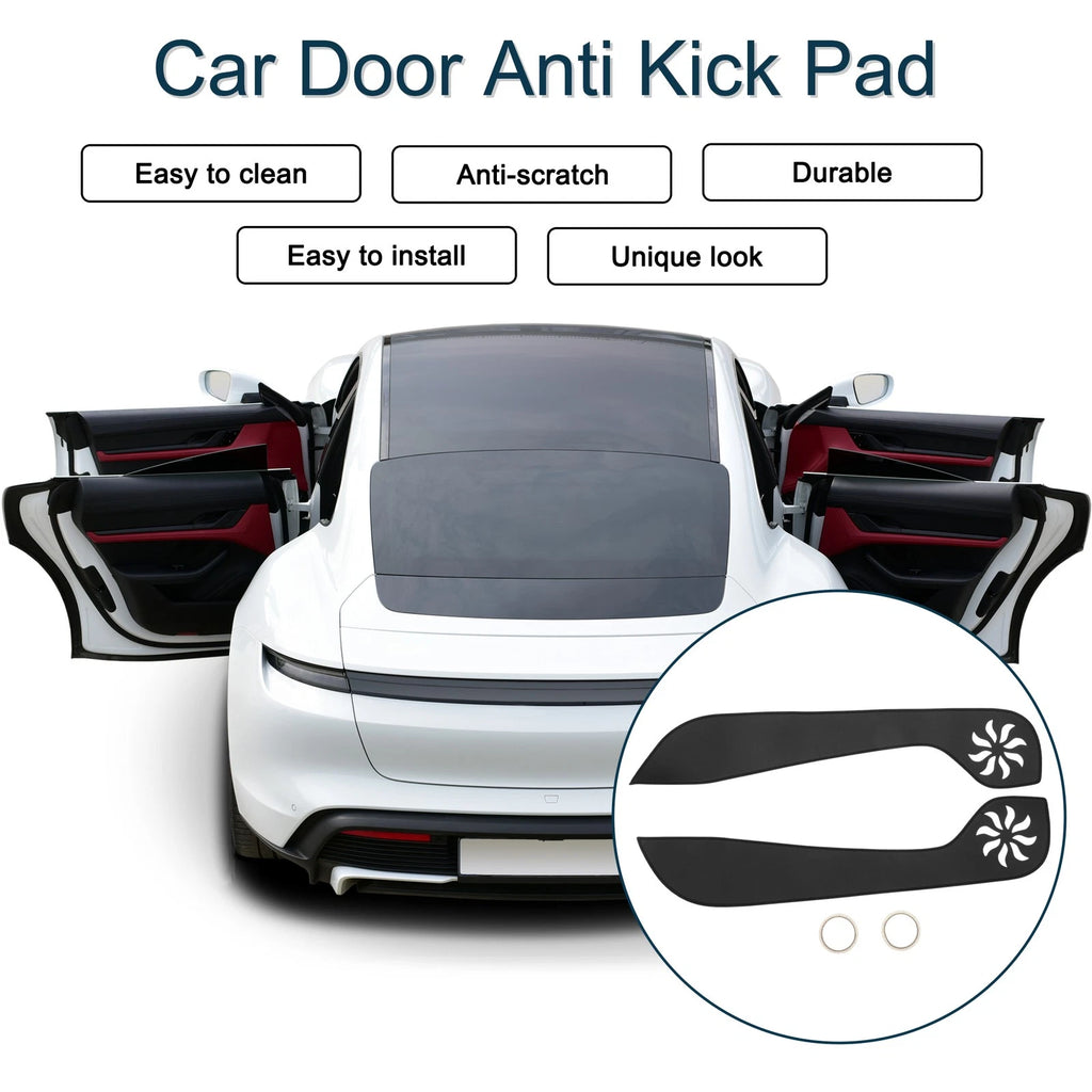 Car Door Anti Kick Pad Sticker Protector for Ford Mustang (2015–2017)