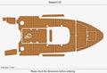 Seadek Swim Platform Cockpit Flooring Mat for Seaswirl 23
