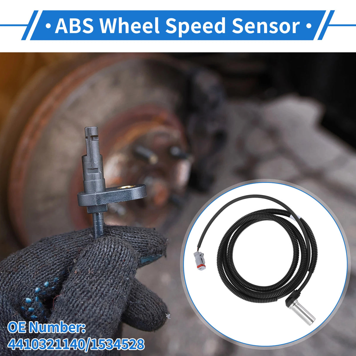 ABS Wheel Speed Sensor No. 4410321140/1534528 for Scania 114 C (2000–2009)