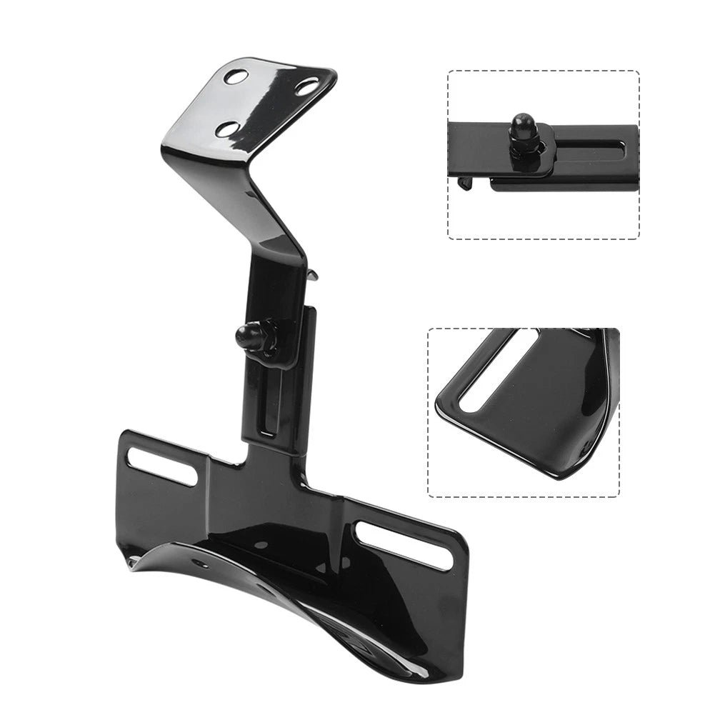 Rear License Plate Bracket for Harley FLH (1975–1984) Black