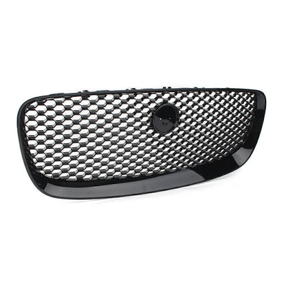 Gloss Black Front Upper Mesh Grille for Jaguar F-PACE (2016–2019)