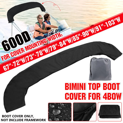 Bimini Top Boot Cover for Boat (67-103")