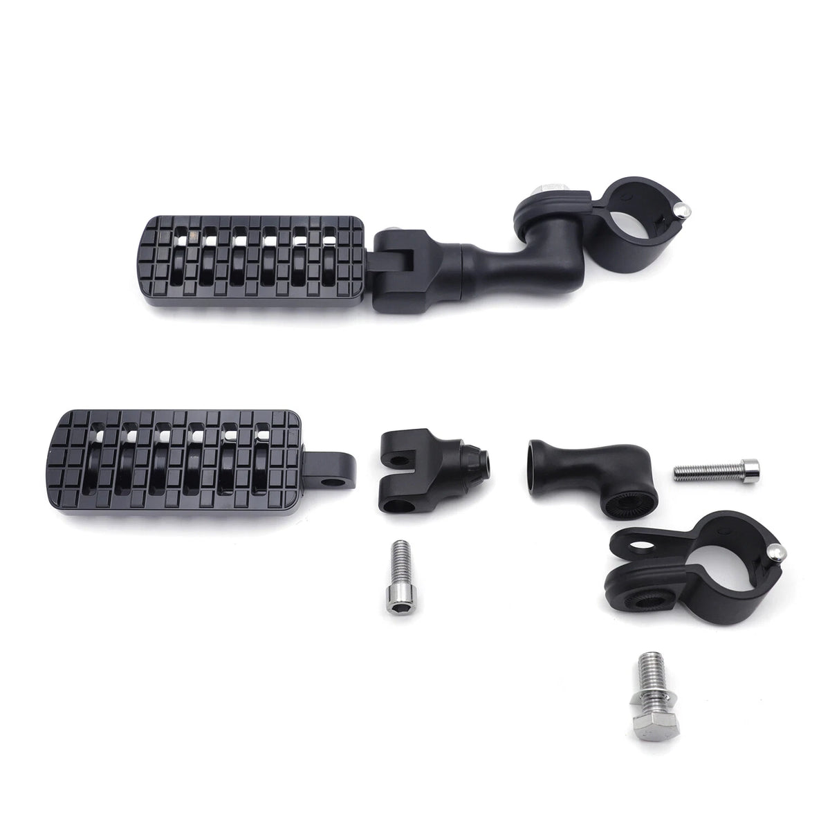 CNC Foot Peg Rest 3" Short Clamp 1.25" for Harley Road Glide (2015–2023)