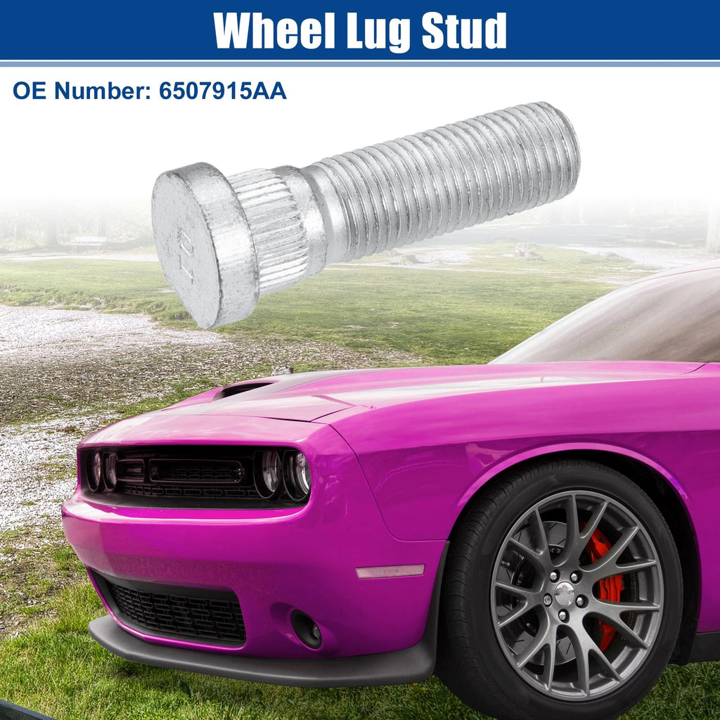 5pc Wheel Lug Bolt Nut M14x1.5 Replacement for Dodge Challenger Charger (2008–2023)