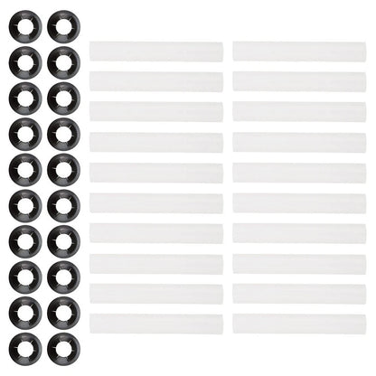 Set of 20 Garage Door Hinge Rollers for Rattling Reduction