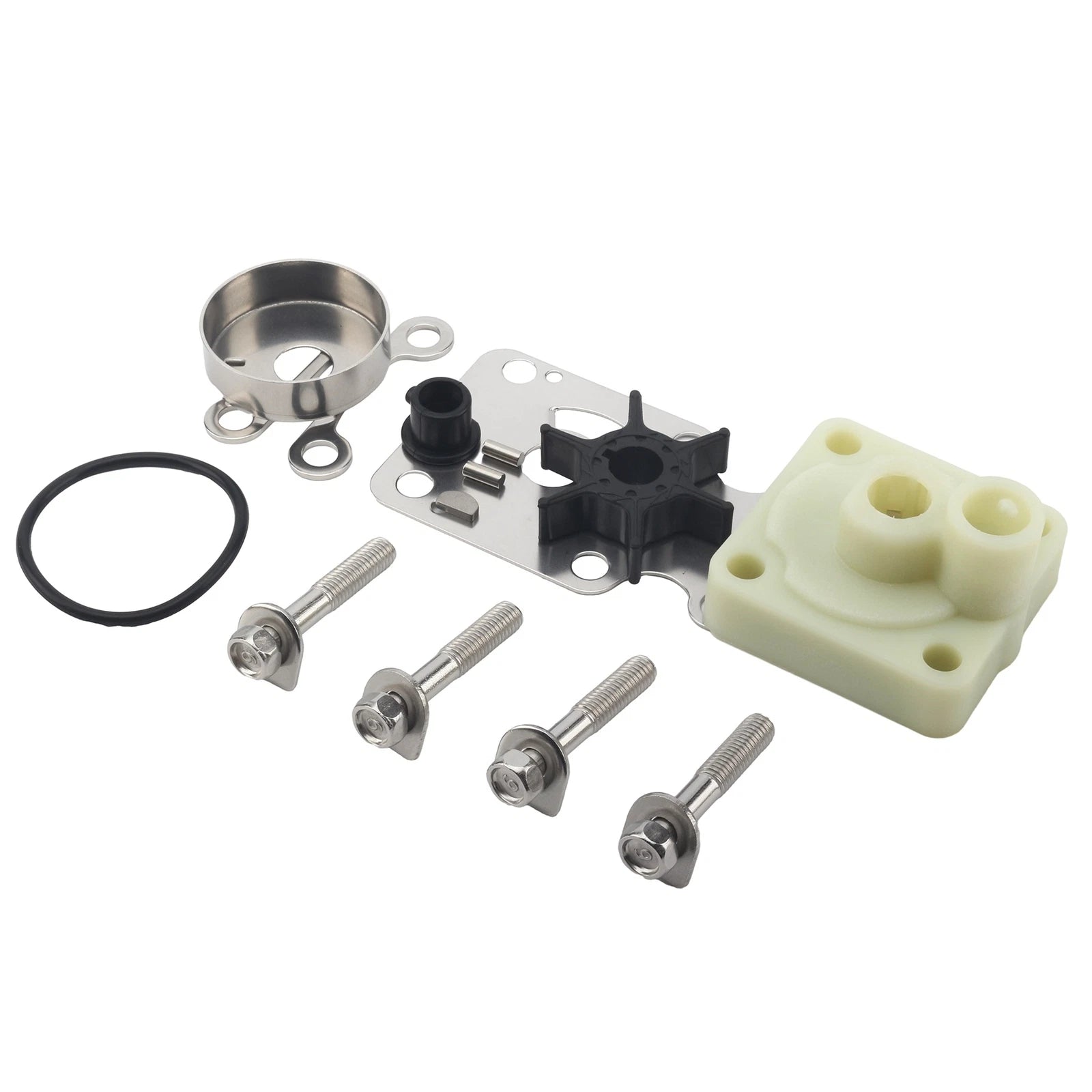 Water Pump Impeller Repair Kit for Yamaha Outboard (15/20HP) 6AH-W0078-00