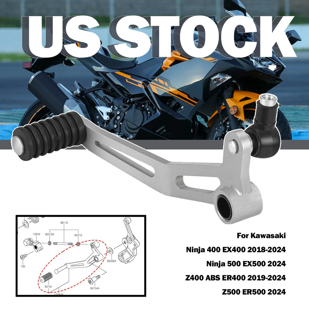 Gear Shifter Pedal for Kawasaki Ninja 500 EX500 Z500 ER500 (2024) 13242-0146