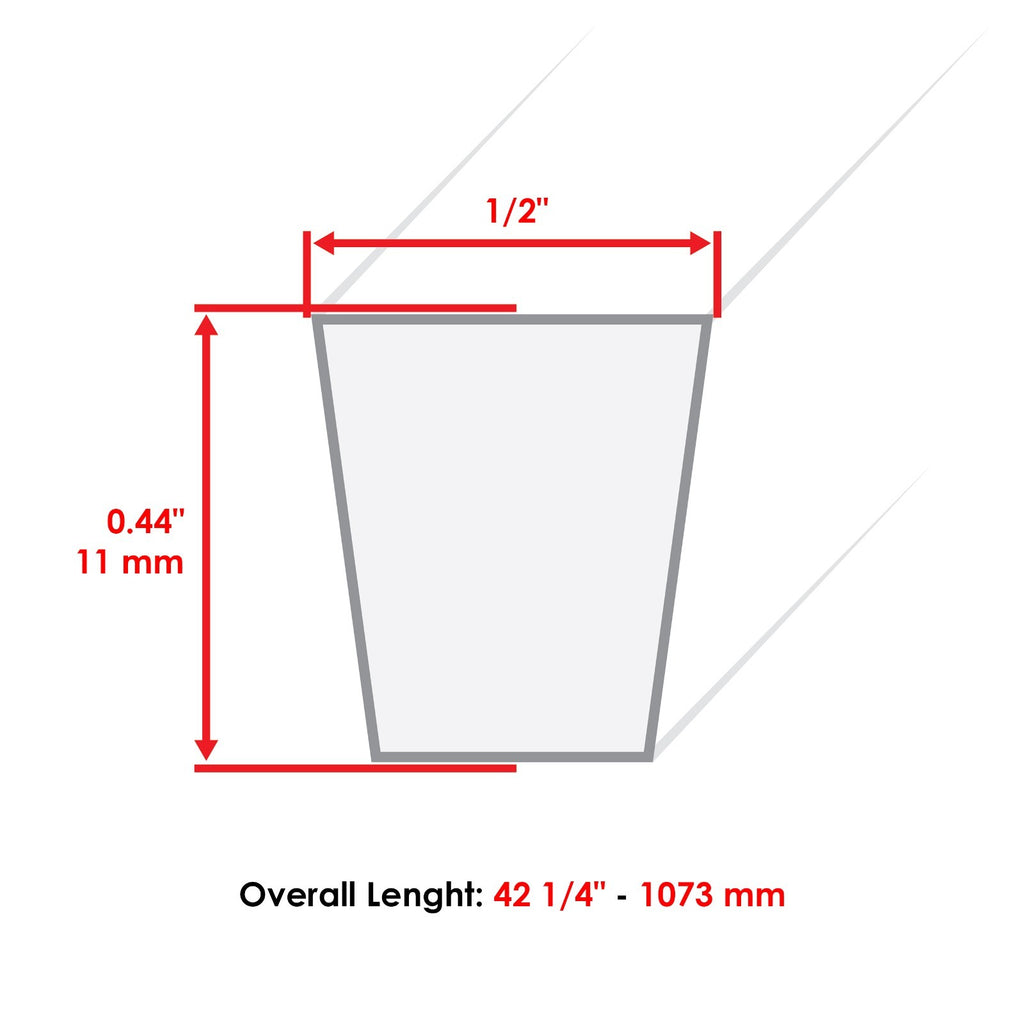 Engine Belt Replacement for Simplicity 1060 1080 1280 560 (2005–2005)