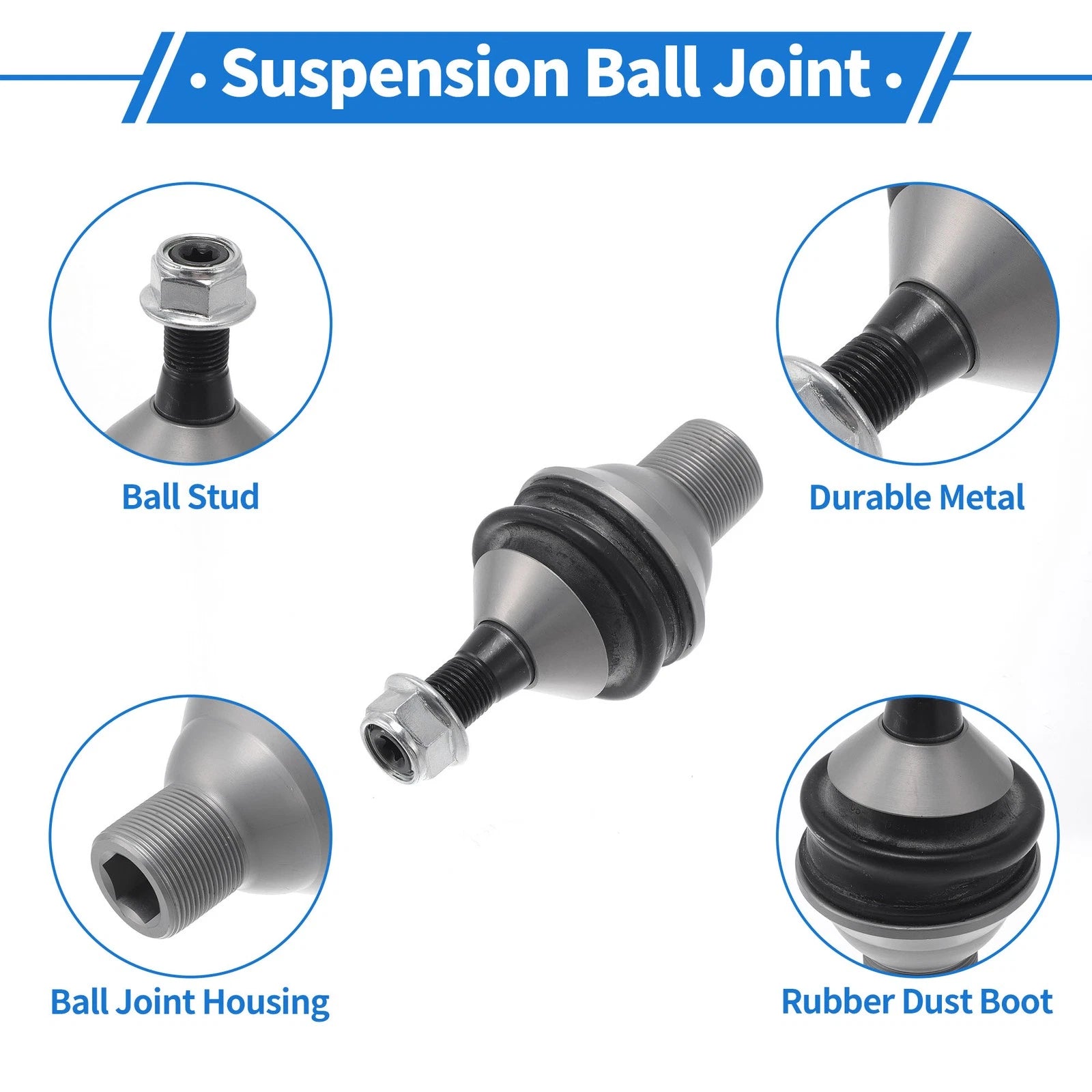 2X Front Lower Ball Joints for Mercedes-Benz GL-Class (2012–2019) K500336