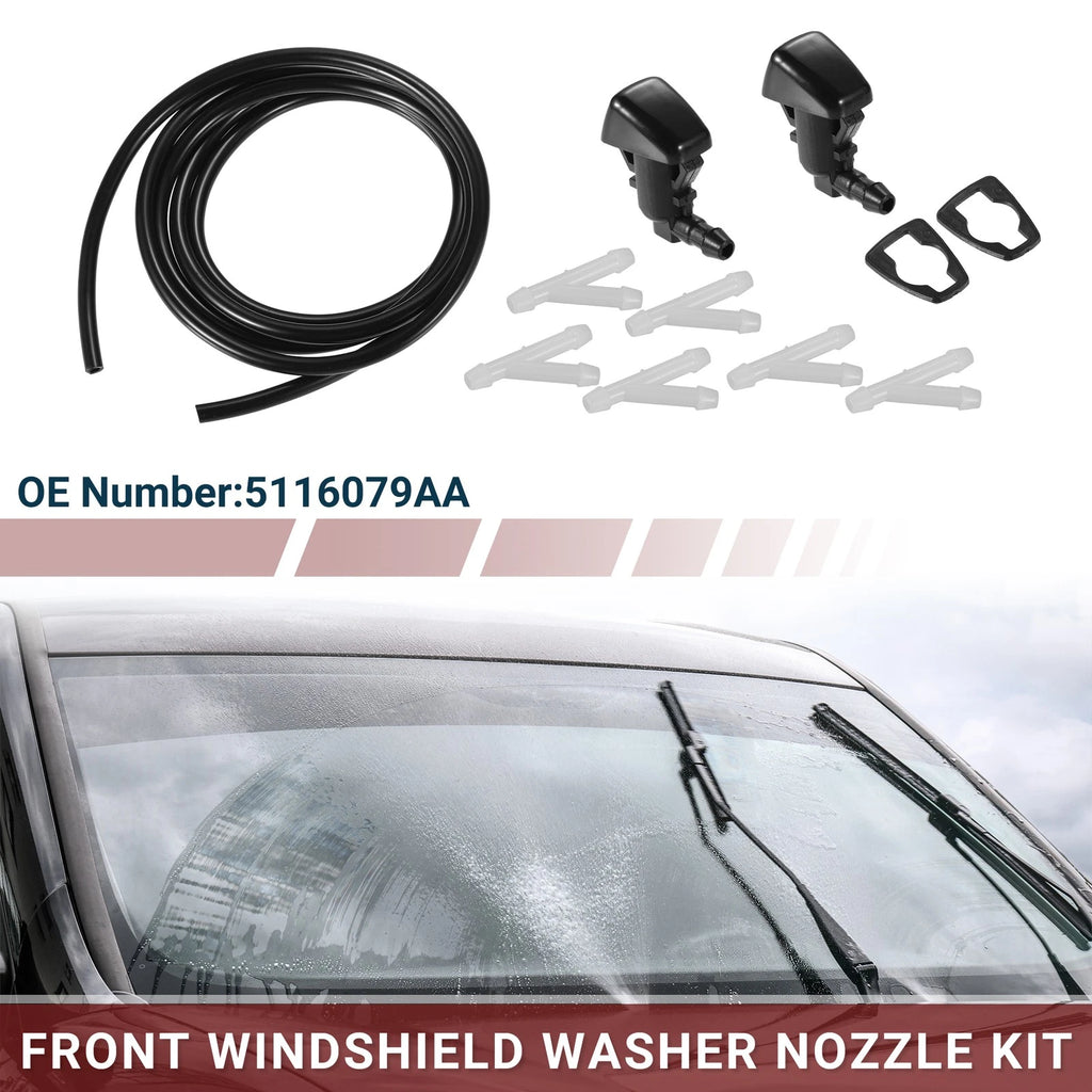 Windshield Washer Nozzle with Hose and Connectors for Chrysler 300 (2011–2019)