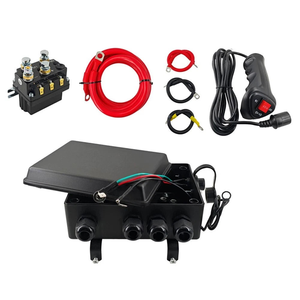 12V 500A Winch Relay Kit for Universal Applications (12V DC Input)