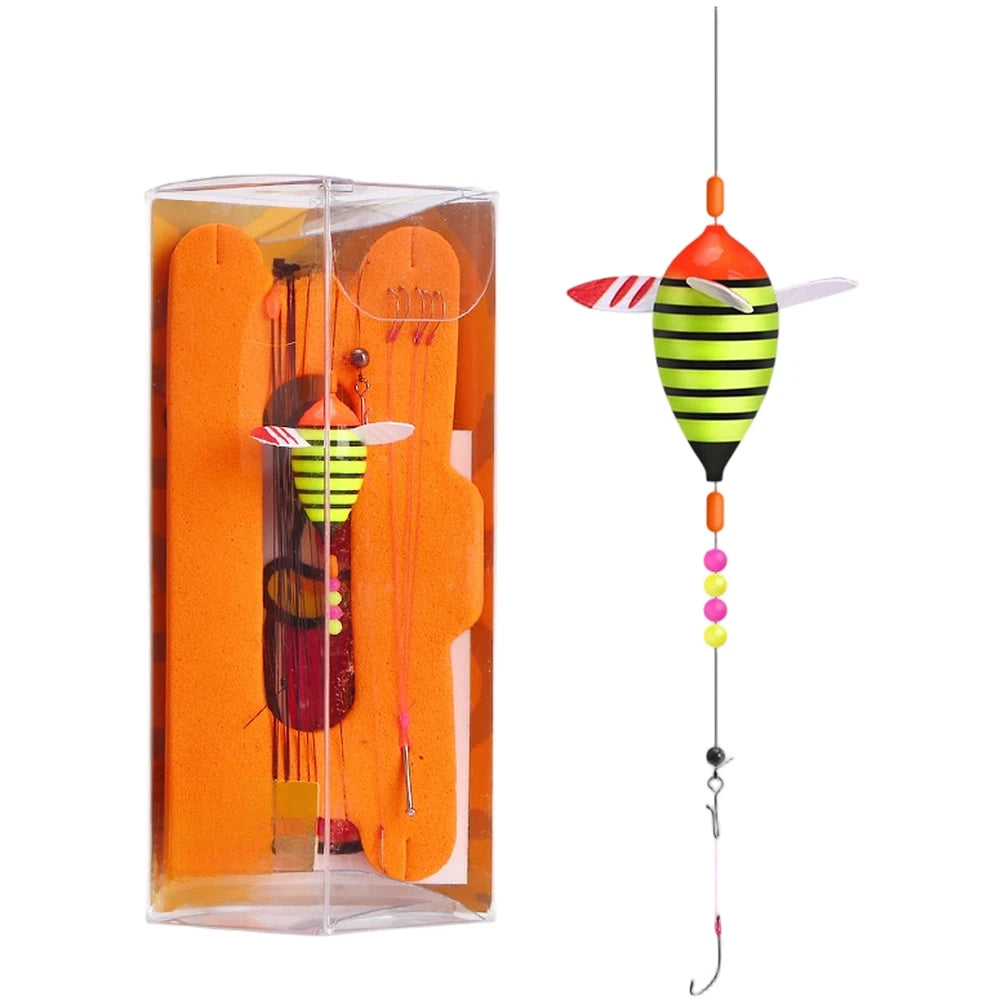 Fishing Float and Tackle Set for Small Fish (Adjustable Depth)