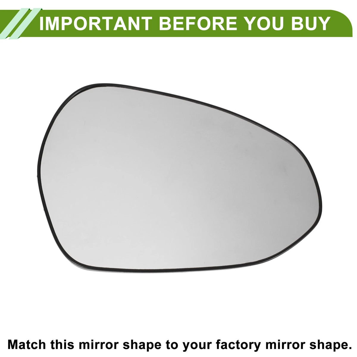 Right Heated Mirror Glass for Kia K5 (2020–2024) No. 87621L2000