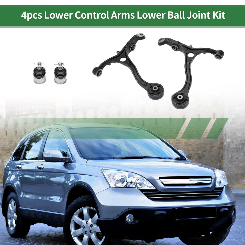 4pcs Front Suspension Control Arm Ball Joint Kit for Honda Accord (2003–2012)