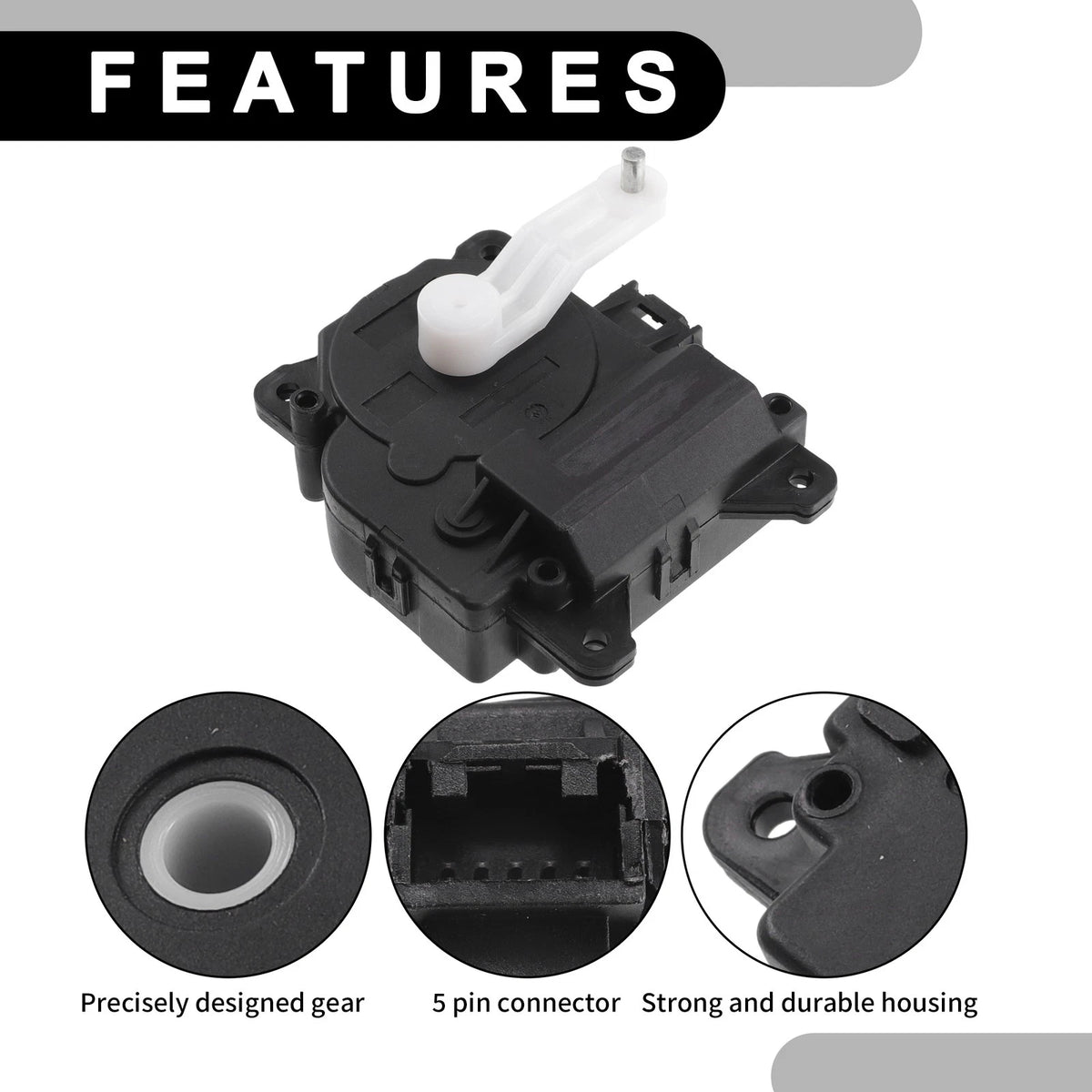 HVAC Heater Blend Door Actuator Replacement for Toyota Highlander (2003–2004)