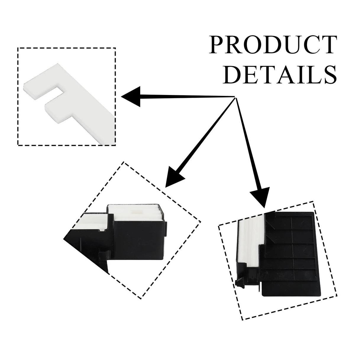 Waste Ink Tank Sponge for Epson ME303 ME401 SX230 ET2500 (2012–2015)