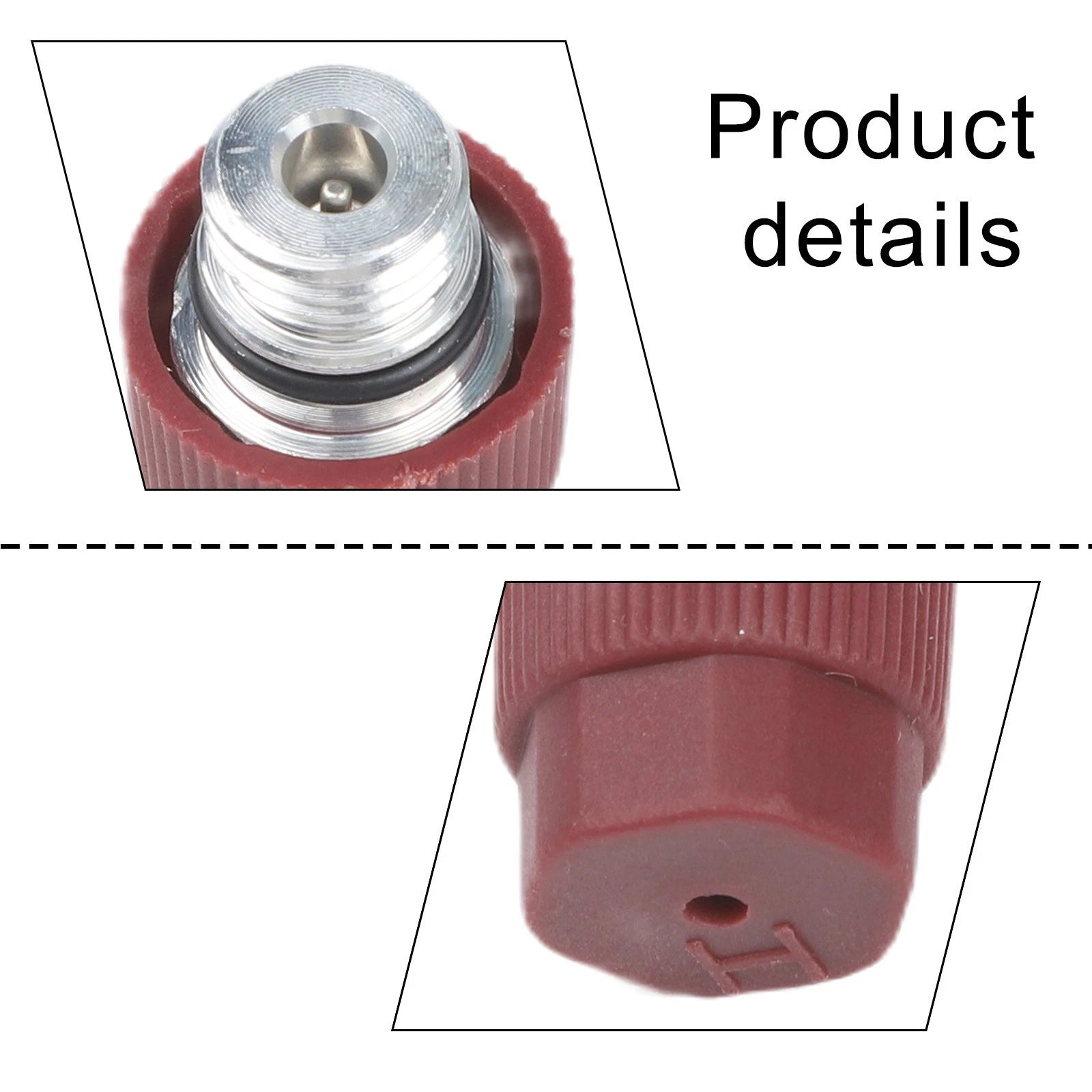 A/C High Side Service Valve R-134a Port Adapter for