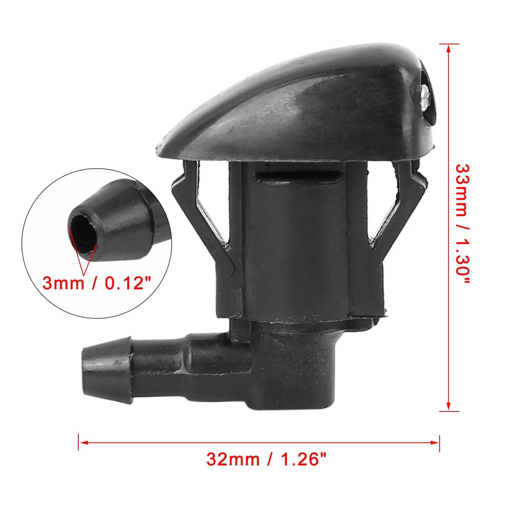 2pcs Windshield Washer Nozzle Replacement for Toyota Prius Camry Corolla (2006–2023)