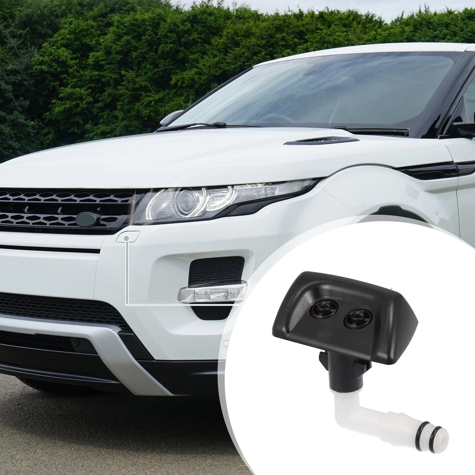 Front Right Headlight Washer Nozzle Jet DNJ500110 for Land Rover Range Rover (2002–2012)
