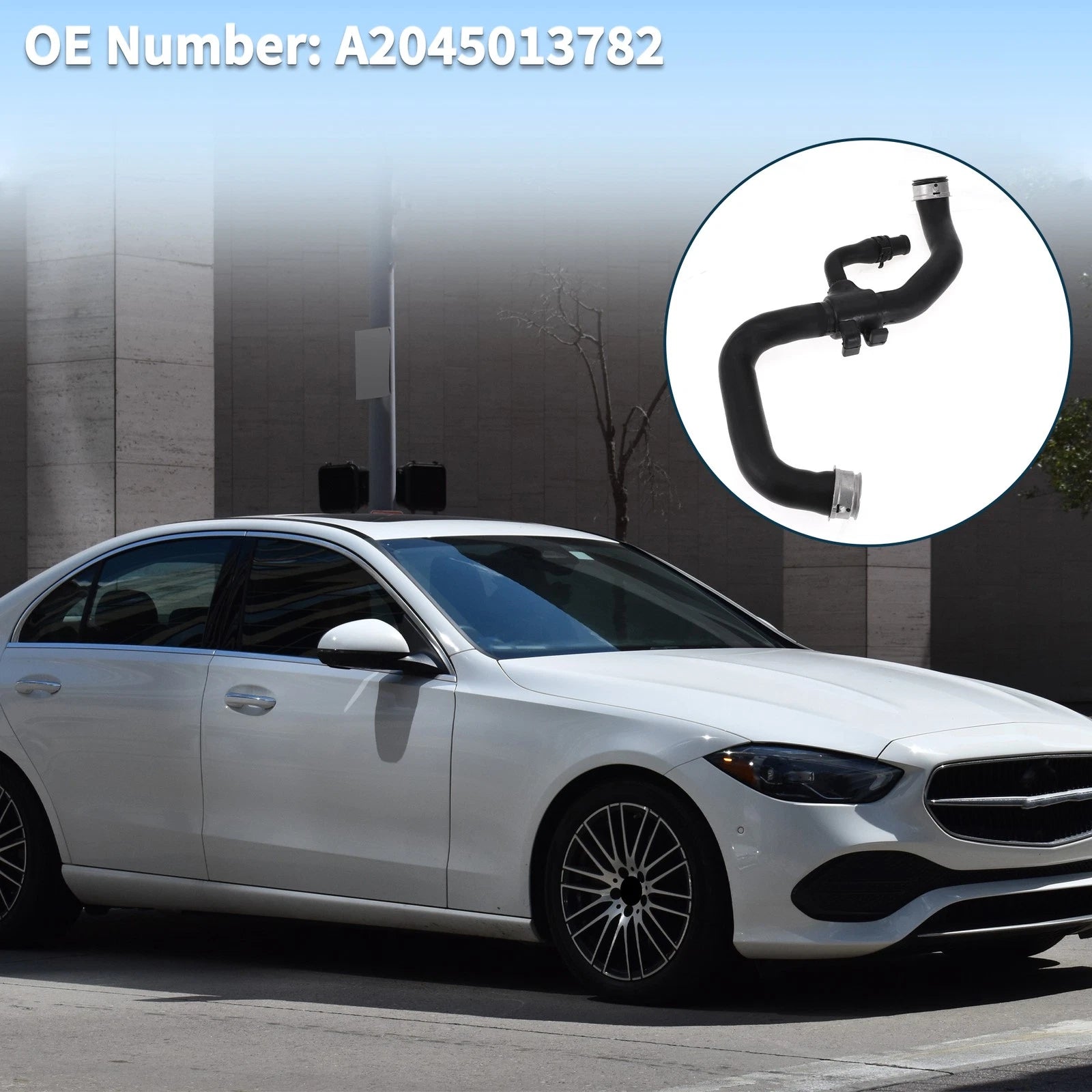 Radiator Hose Replacement for Mercedes-Benz E350 3.5 (2009–2013) Rubber