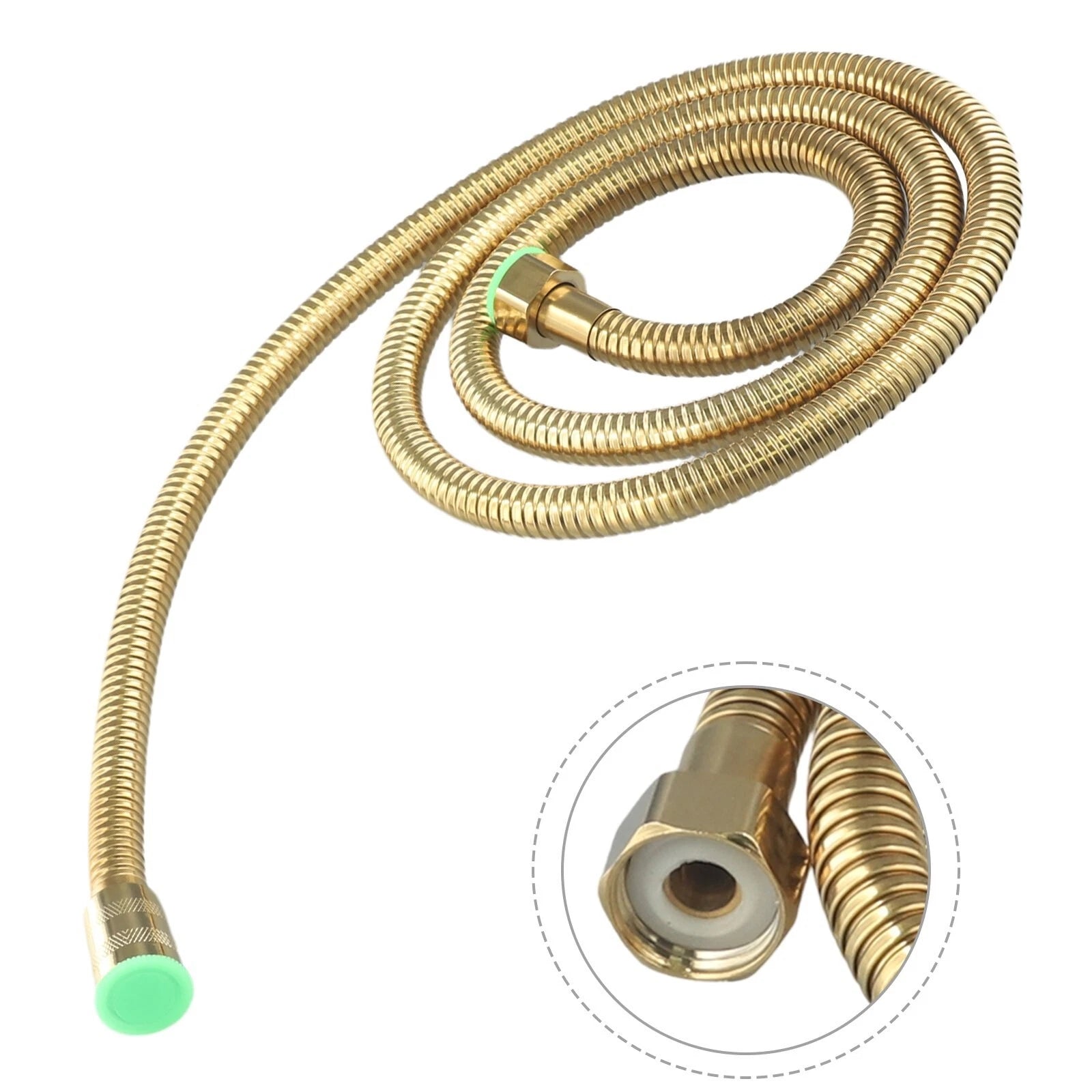 Flexible Stainless Steel Shower Hose 1.5m Replacement for Bathroom