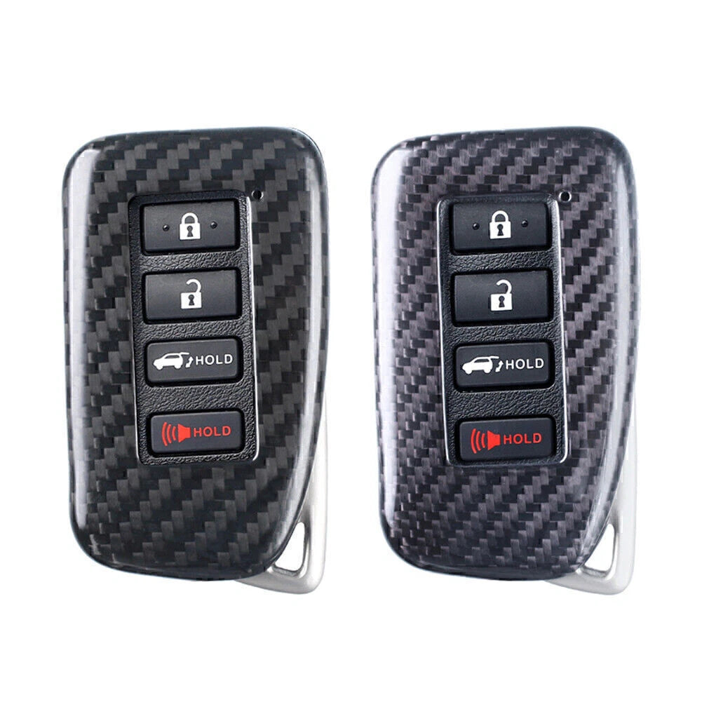 Carbon Fiber Remote Key Shell Cover Case for Lexus (2014–2017)