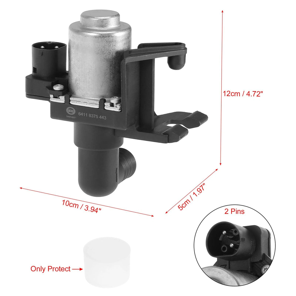 Heater Control Valve Solenoid Replacement for BMW Z3 (1996–2002)