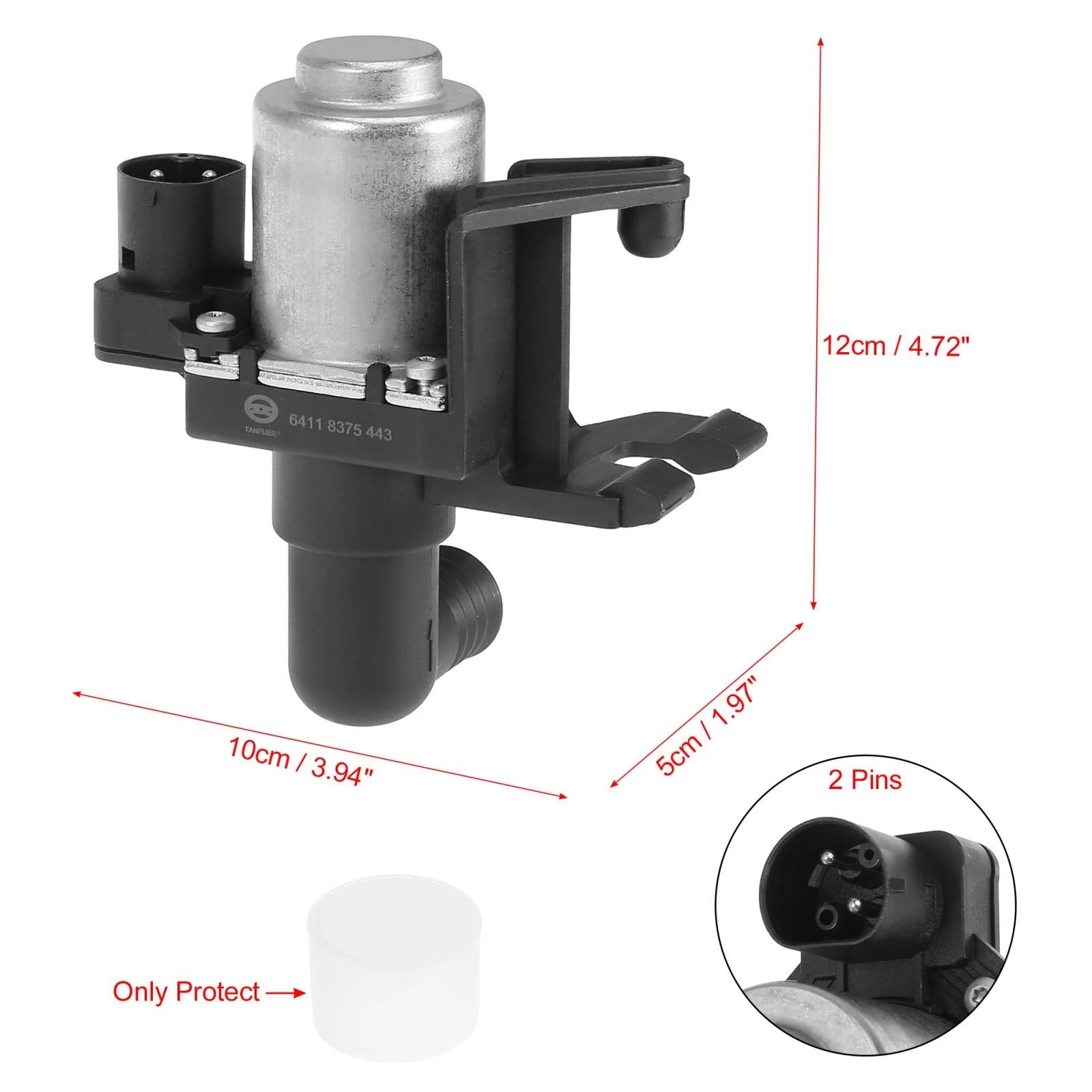 Heater Control Valve Solenoid Replacement for BMW Z3 (1996–2002)