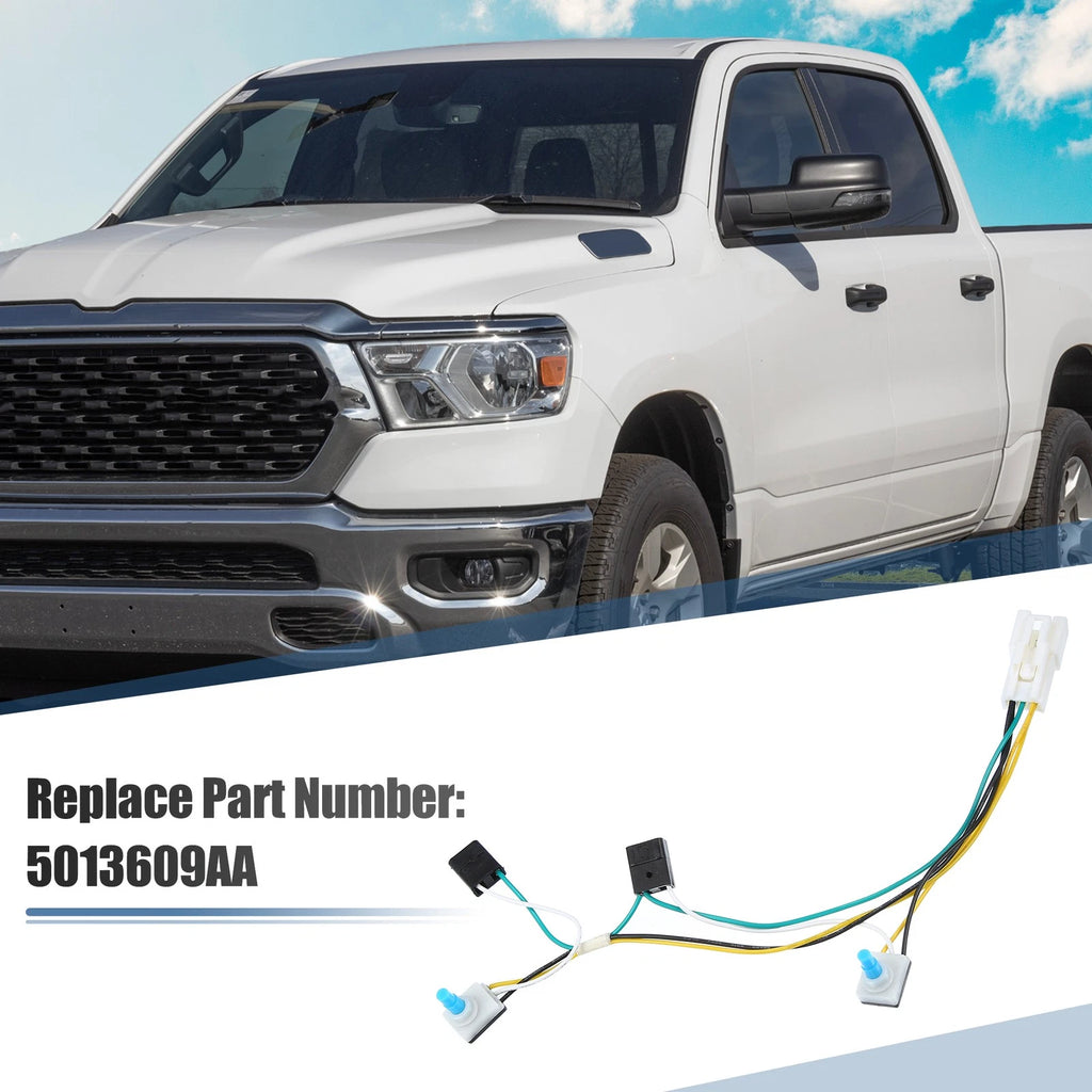 Overhead Console Map Light Wiring with Switches for Dodge Ram (2009–2018)