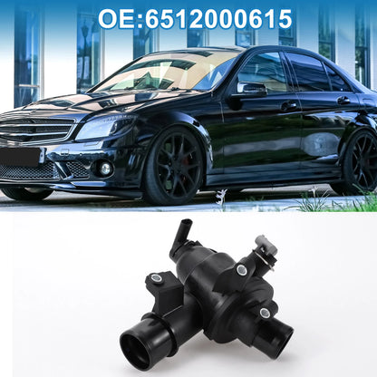 Engine Coolant Thermostat Housing Assembly for Mercedes-Benz W204 W205 W212 W166 (2007–2015)