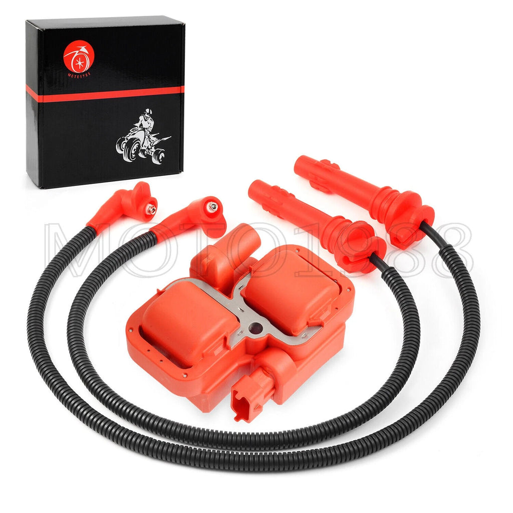 Ignition Coil with Spark Plug Wire Cap for Polaris Ranger XP 900 (2013–2019)