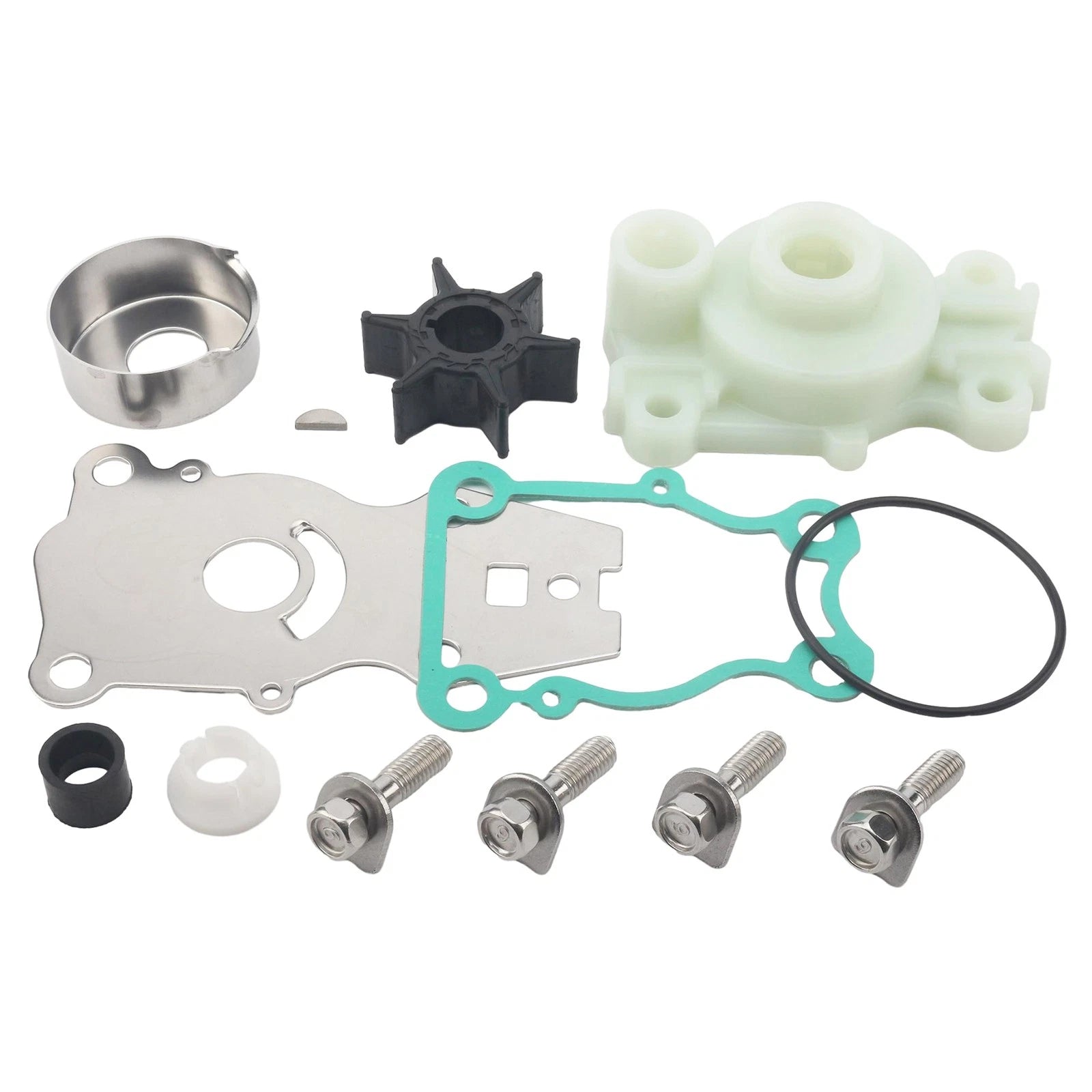 Water Pump Repair Service Kit for Yamaha Outboard 25 30 40 HP (66T-W0078, 18-3413)