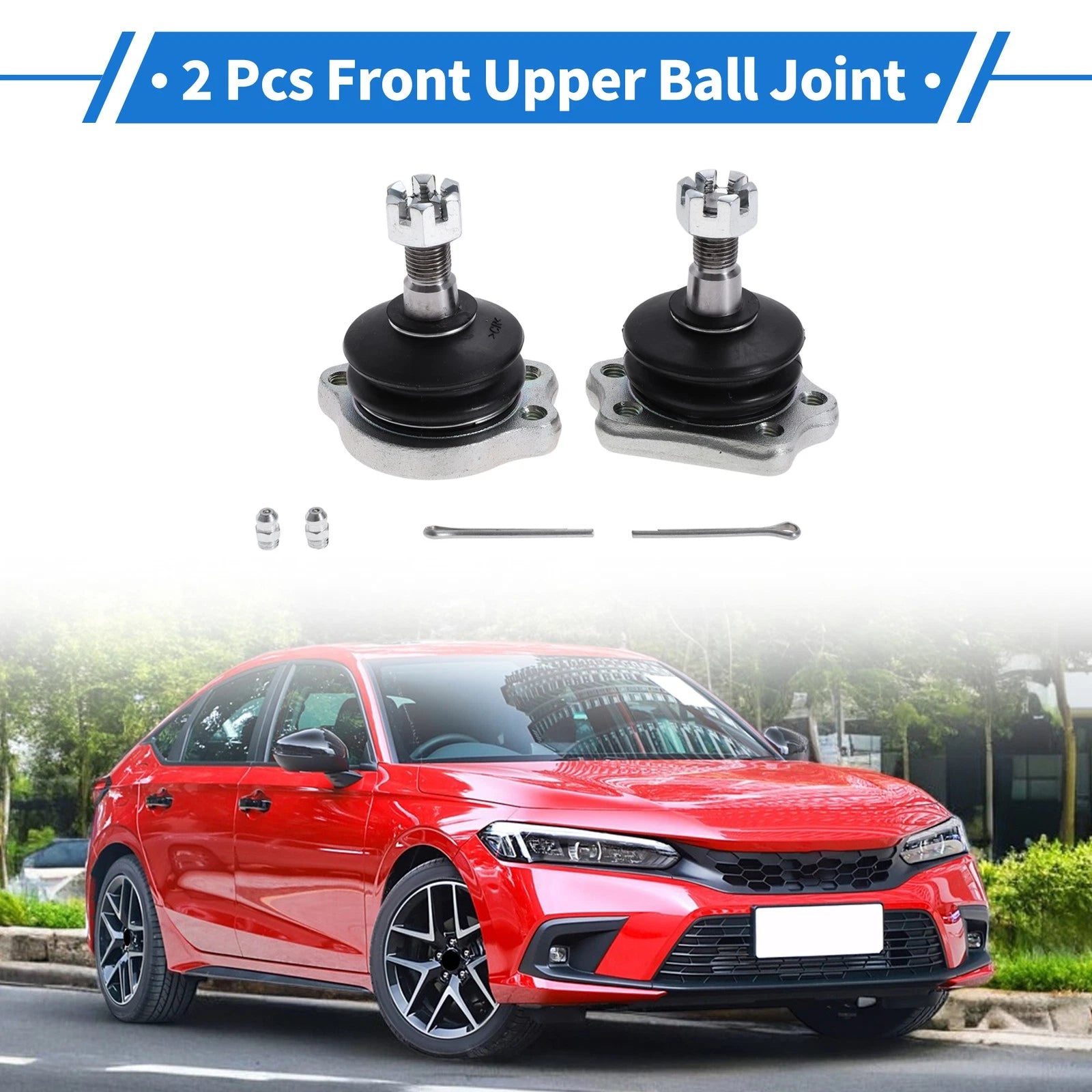 2 Pcs Front Upper Ball Joints Replacement for Nissan Pathfinder (1987–1995)