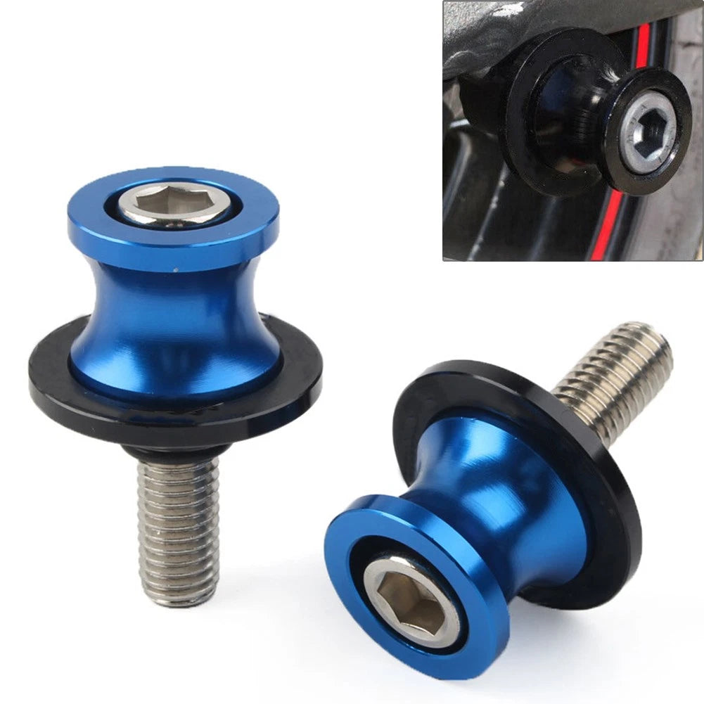 Set of 2 Swingarm Spools for Kawasaki ZX6R (1998–2011) 10MM