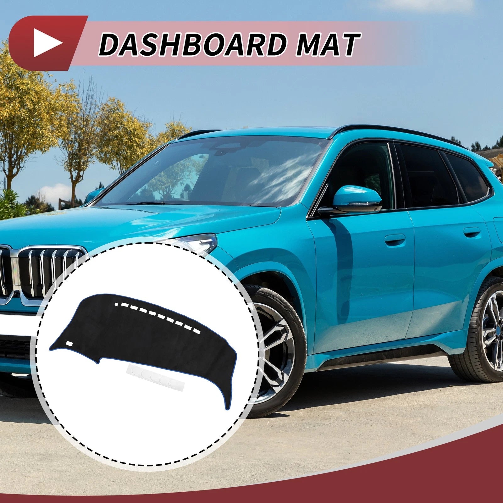Dashboard Dash Cover Mat Replacement for Toyota Estima 50 (2006–2019)