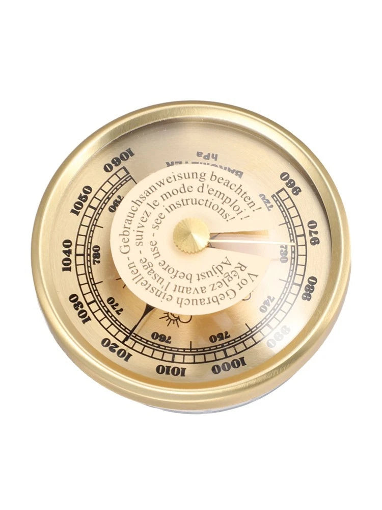 Aluminum Barometer 70MM Pressure Gauge for Home Use
