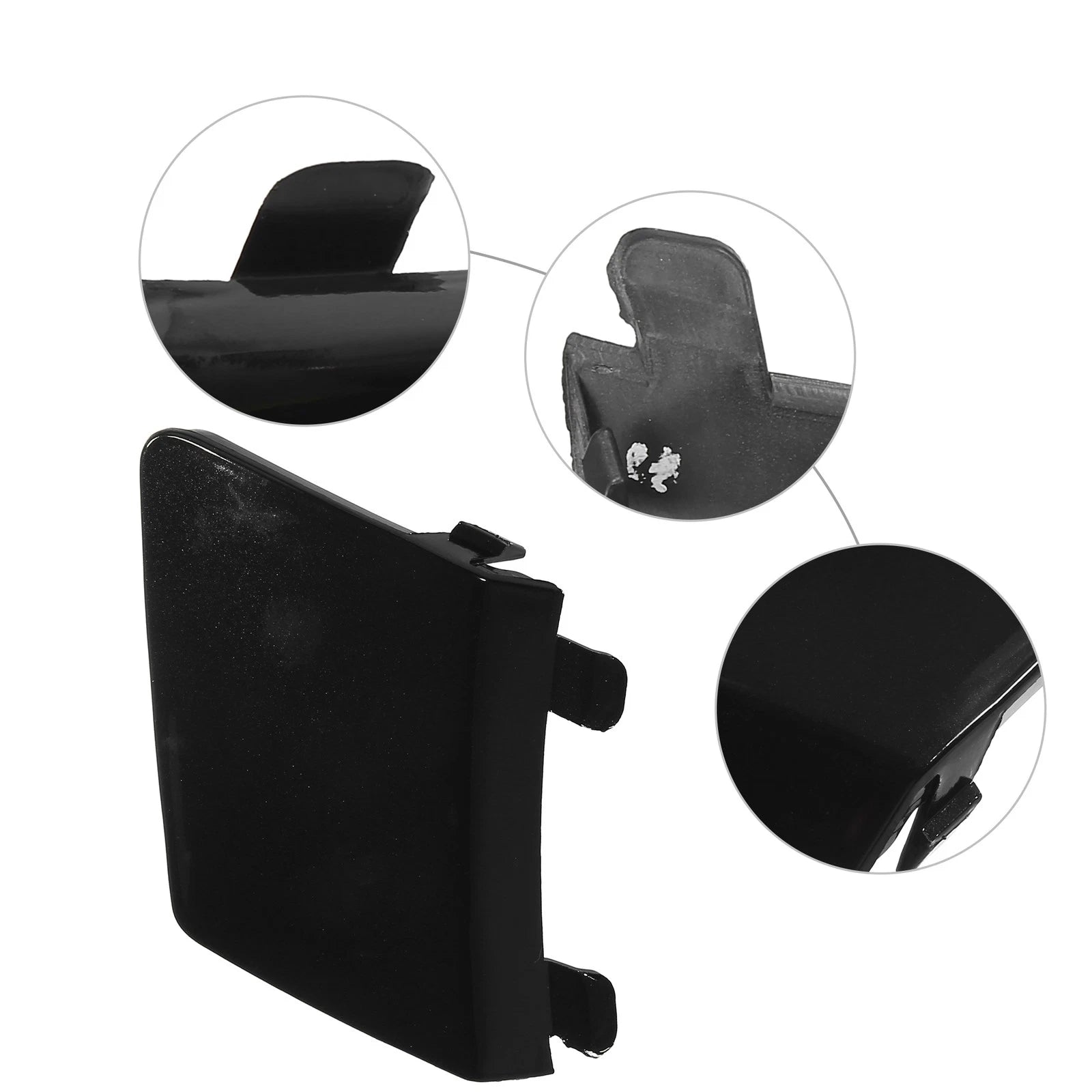 Front Tow Hook Cover for Volkswagen Black (2011–2020)