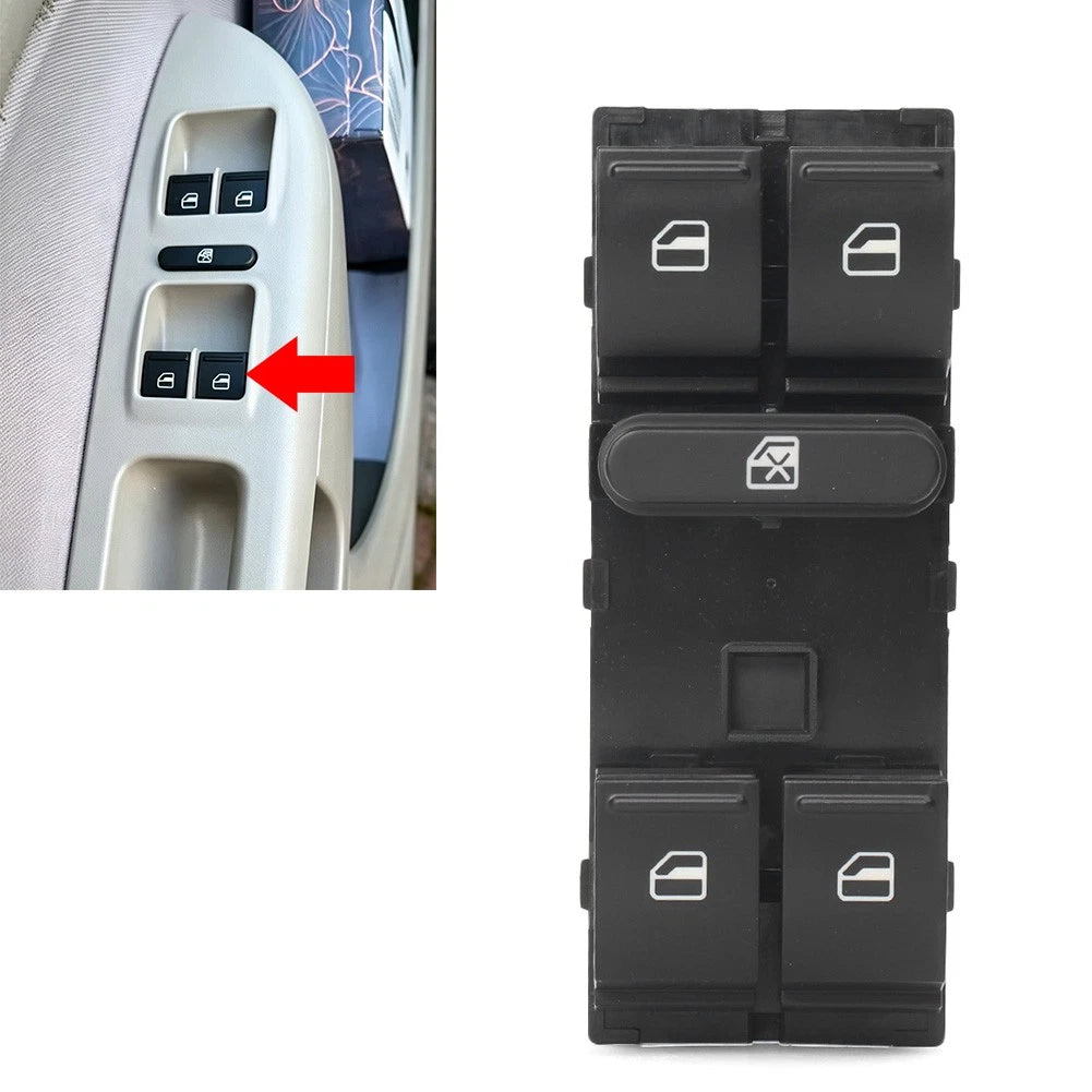 Master Power Window Switch for Skoda Octavia 1Z, Fabia, Yeti (2004–2013) 1Z0 959 858B