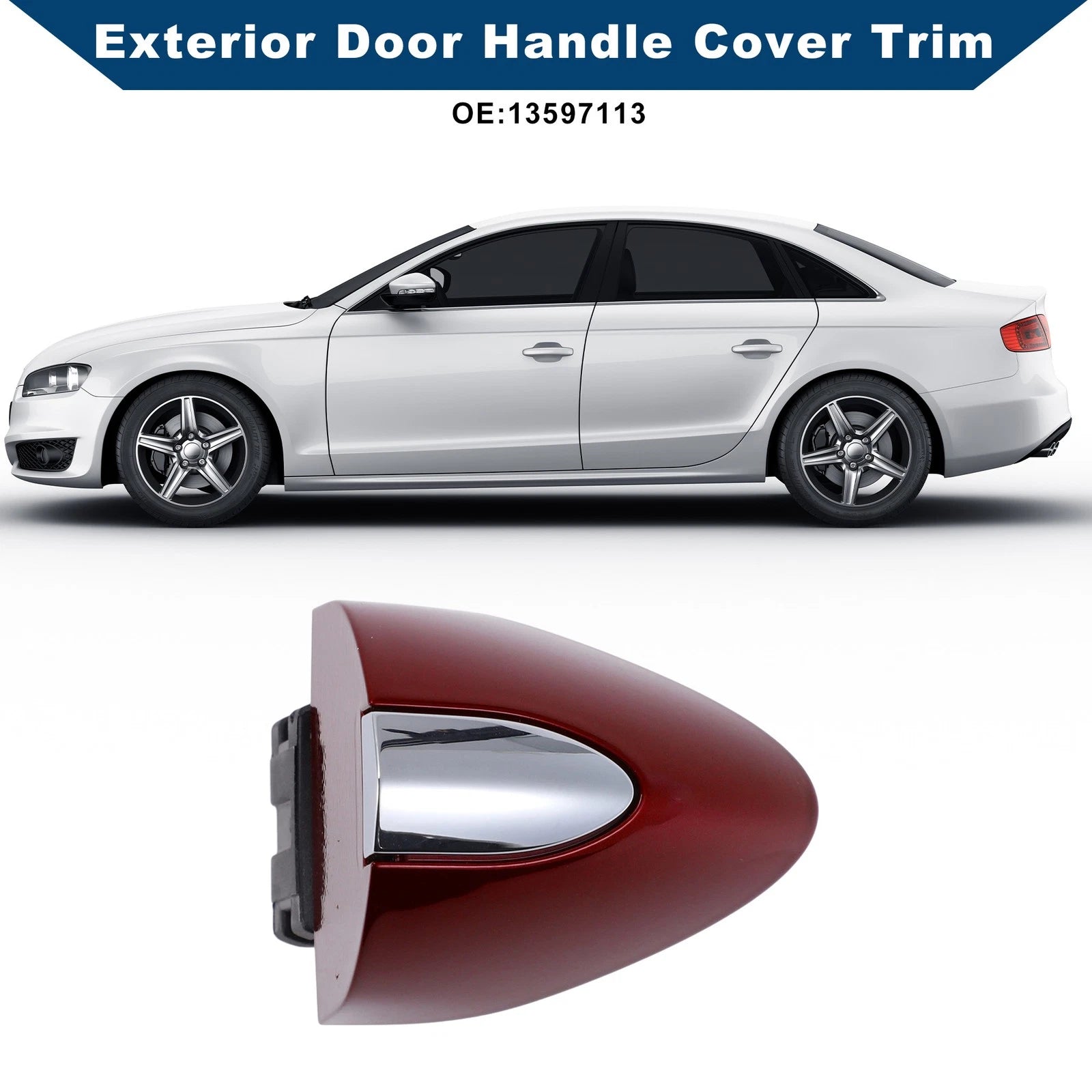 Exterior Door Handle Cover Trim for Buick LaCrosse 2017–2019