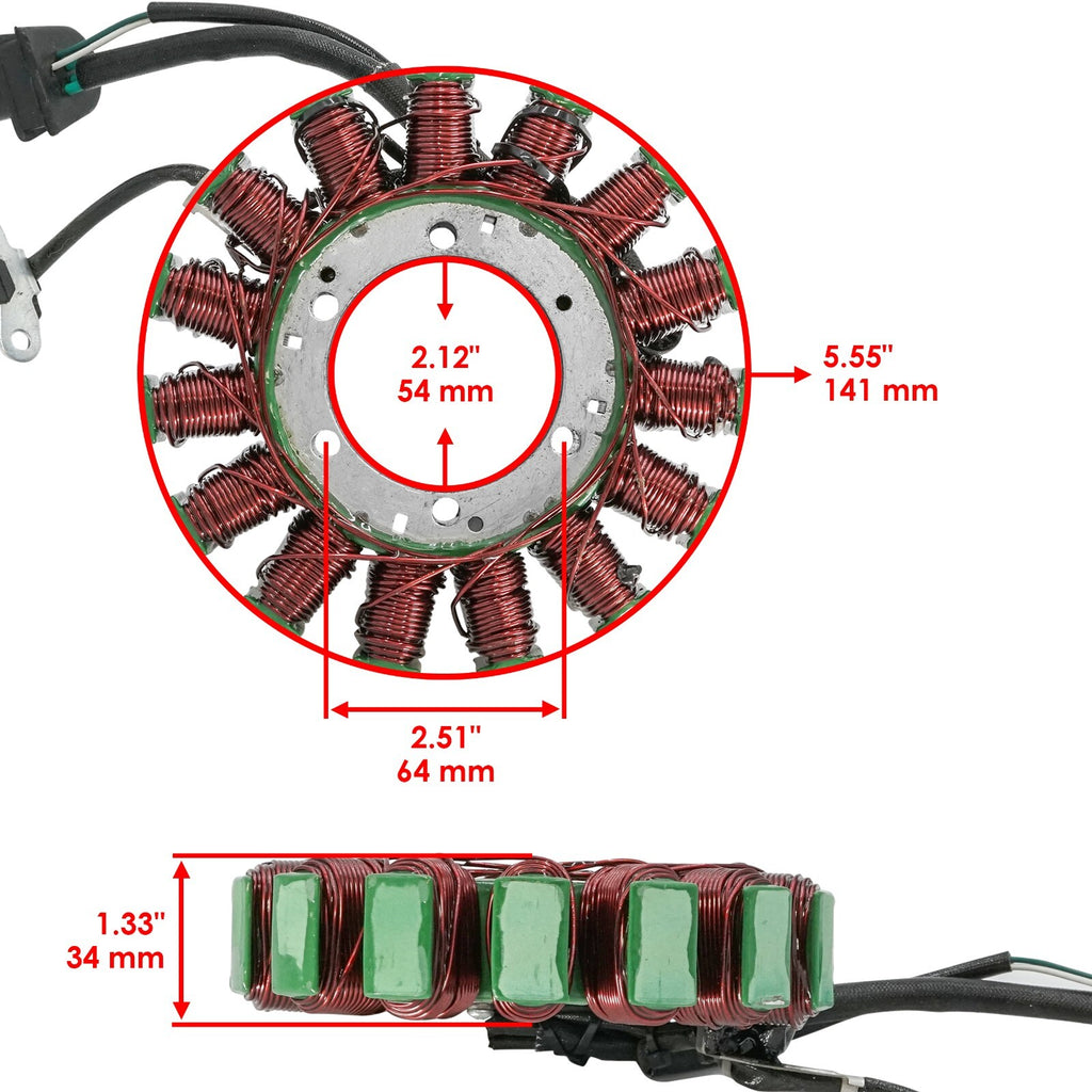 Stator Assembly and Gasket Replacement for Suzuki VZR1800 (2006–2025)